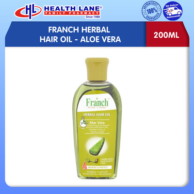 FRANCH HERBAL HAIR OIL ALOE VERA (200ML)